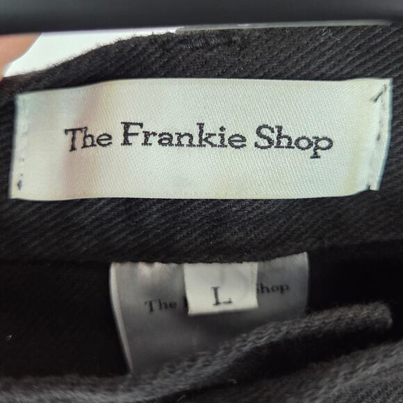 the Frankie Shop Drew Denim Pants in Black Large - Picture 5 of 7